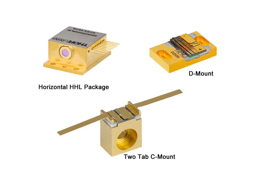  4.05 - 11.00µm MIR Quantum Cascade Lasers Diodes